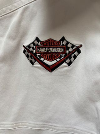 Camicia Gilet Harley Davidson Bianca