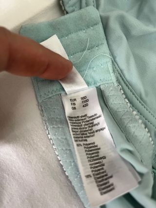 Reggiseno verde taglia IT6D