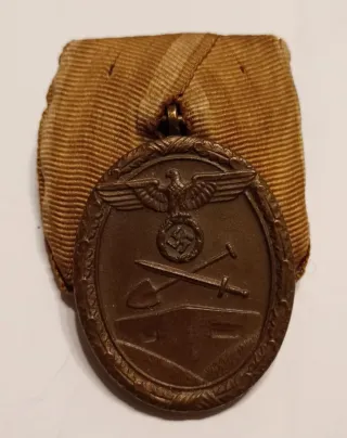 Militaria Distintivo Muralha Atlântico Wehrmacht