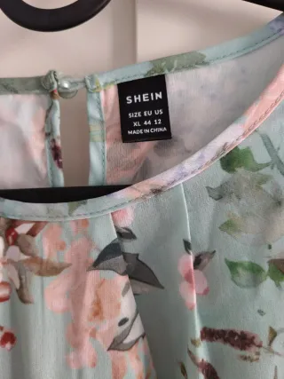 Vestido floral Shein talla xl