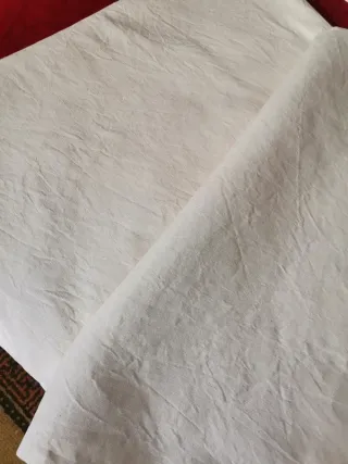 Lenzuolo cotone bianco