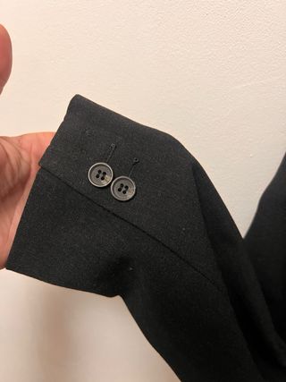 Americana Zara Gris Oscuro Talla 36