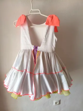 Traje de gitana niña artesanal