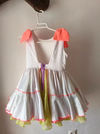 Traje de gitana niña artesanal