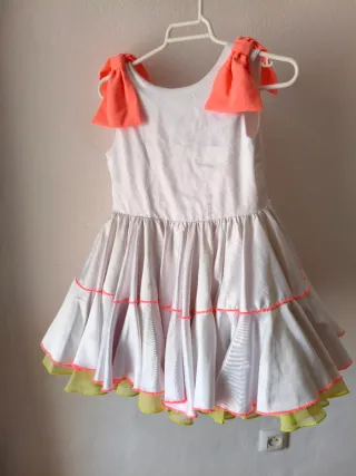Traje de gitana niña artesanal