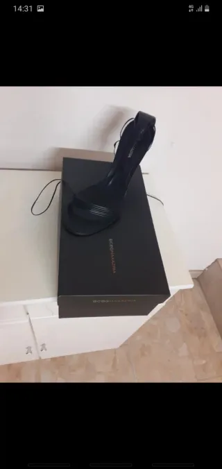 Sandali tacco alto neri Azria