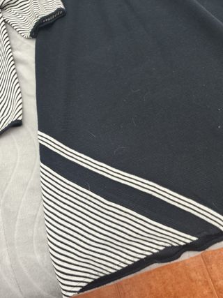 Conjunto Vestido y Rebeca Rayas