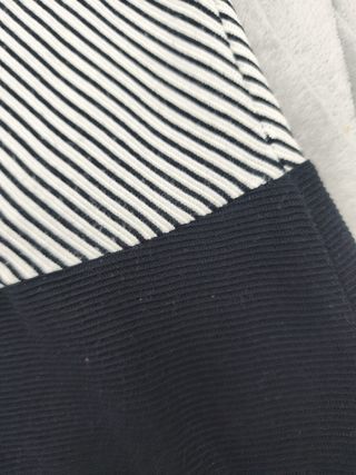 Conjunto Vestido y Rebeca Rayas