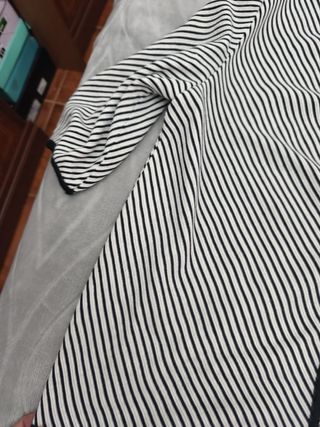 Conjunto Vestido y Rebeca Rayas