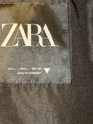 Chaqueta acolchada Zara capucha Talla L