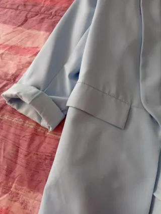 Americana mujer entretiempo azul. Muy comoda