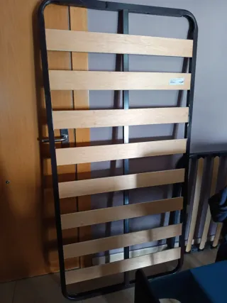 Somier láminas madera 90x180