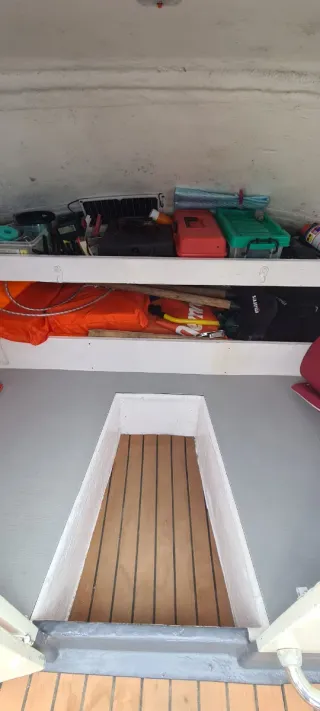 Barco 5m, Mercury 50cv, con amarre