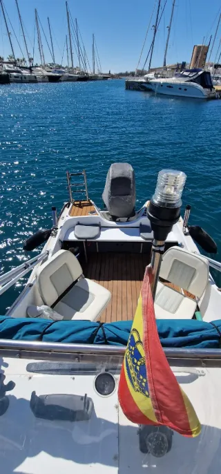 Barco 5m, Mercury 50cv, con amarre