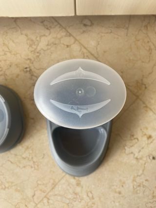 Dispenser Ciotola Cane Gatto Grigio