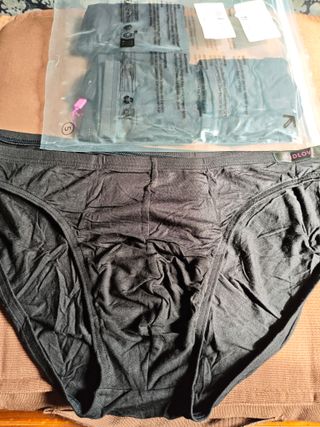 4x Slips Negros Talla XL