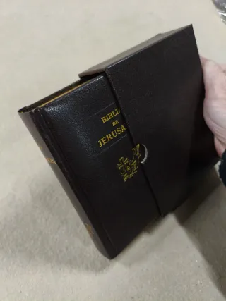 Biblia de Jerusalén de bolsillo canto de oro nueva