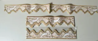 Striscia decorativa per carta da parati colore oro