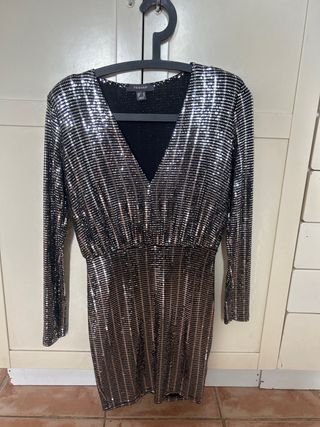 Vestido fiesta lentejuelas Primark Talla 36