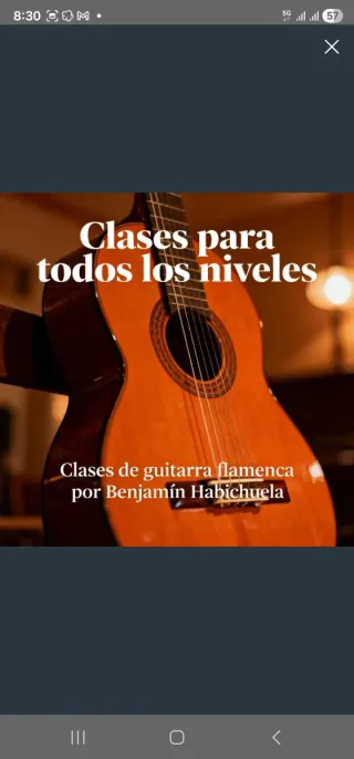 Clases de guitarra flamenca