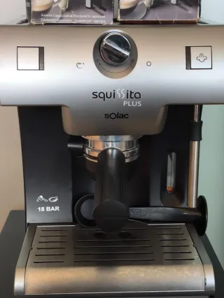 Cafetera Solac Squissita Plus 18 Bar + 2 Capuccino