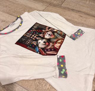 Pijama largo perros estampado