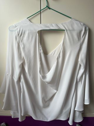 Blusa Zara manga acampanada