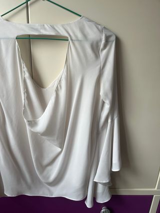 Blusa Zara manga acampanada