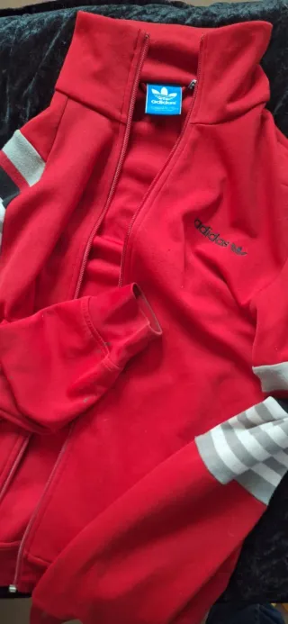 Chaqueta Adidas Vintage Roja