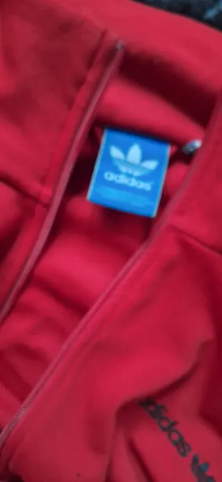 Chaqueta Adidas Vintage Roja