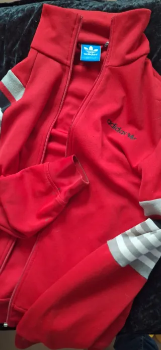 Chaqueta Adidas Vintage Roja