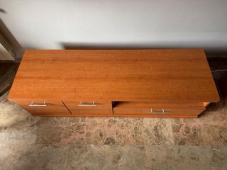 Mueble TV madera claro