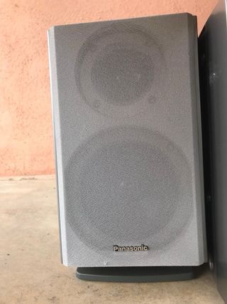 Minicadena Panasonic Plata y Negra