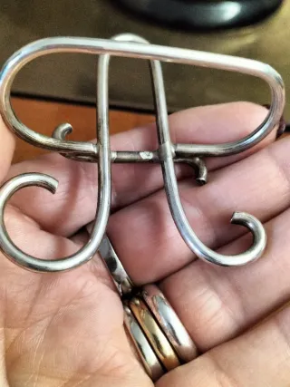 Portatovaglioli Argento 800 vintage