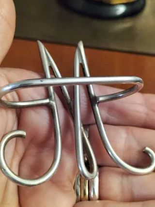 Portatovaglioli Argento 800 vintage