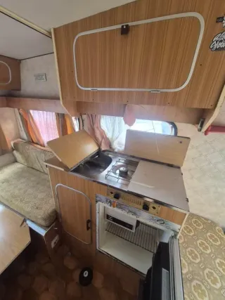 Caravana vintage para terreno