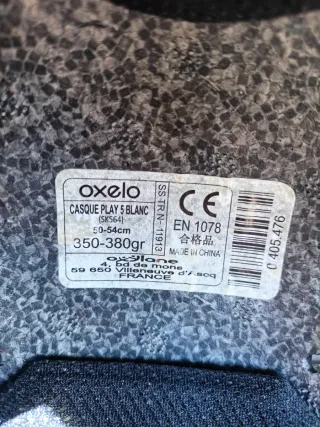 Casco Oxelo niño/a bici patinete/patines, 50-54 cm