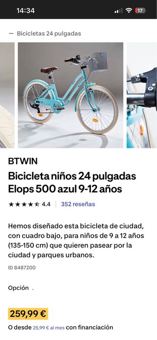 Bicicleta urbana azul con cesta