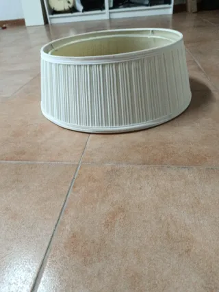 Lámpara de salón Ikea beige. 45 cm diámetro