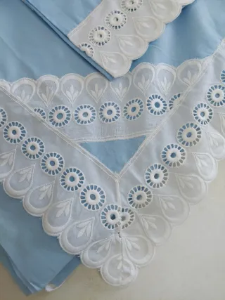 Sábanas con bordados
