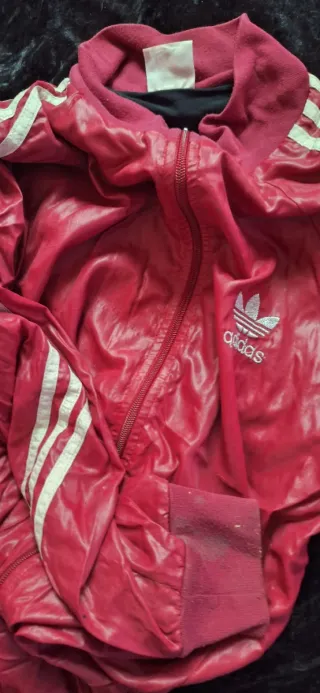 Chaqueta Adidas Vintage Roja