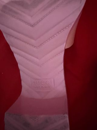 Sandalias Gucci Rosa Mujer Talla 38