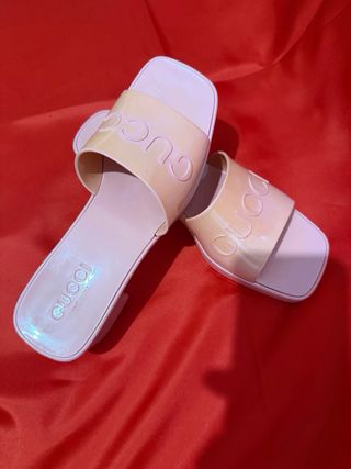 Sandalias Gucci Rosa Mujer Talla 38