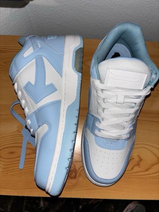 Zapatillas Off-White Azules Claras