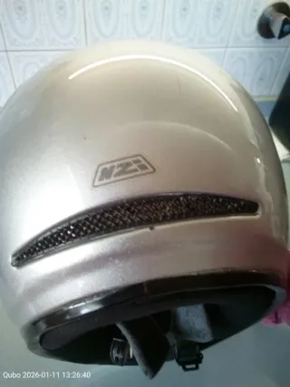 Casco Moto NZI Plata