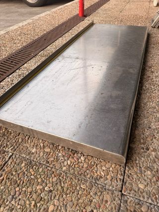 Encimera Acero Inox Cocina Bar Rest.