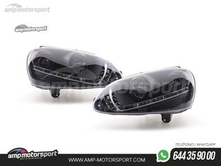 FAROS DELANTEROS LUZ DIURNA LED REAL DRL PARA VOLKSWAGEN GOLF / VARIANT / JETTA MK5