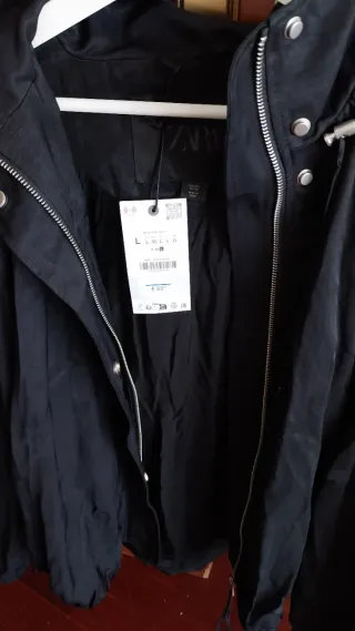 Chaqueta negra talla L