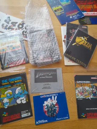 Manuali e articoli di cancelleria Nintendo SNES