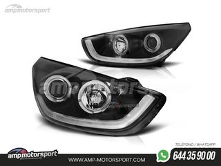 FAROS DELANTEROS OJOS DE ANGEL + TUBE LIGHT PARA HYUNDAI IX35